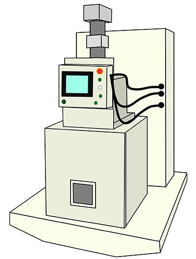 電池釘刺圧壊試験装置 イメージ